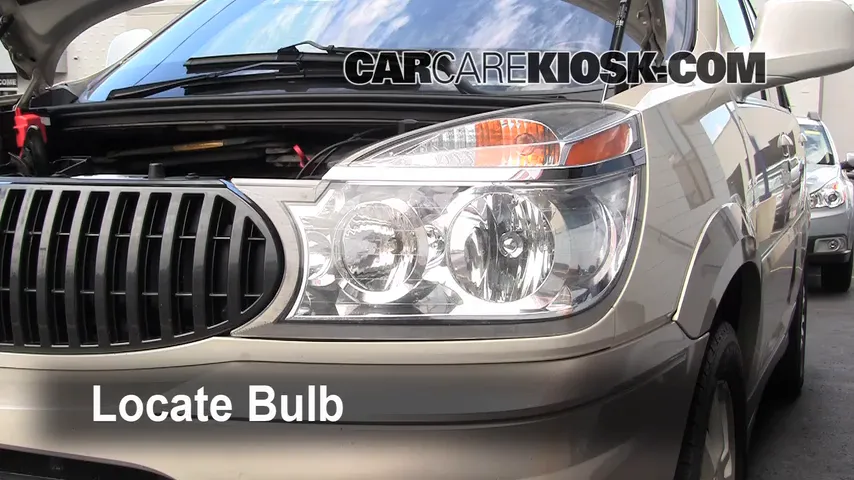 2005 Buick Rendezvous CX 3.4L V6 Lights Headlight (replace bulb)